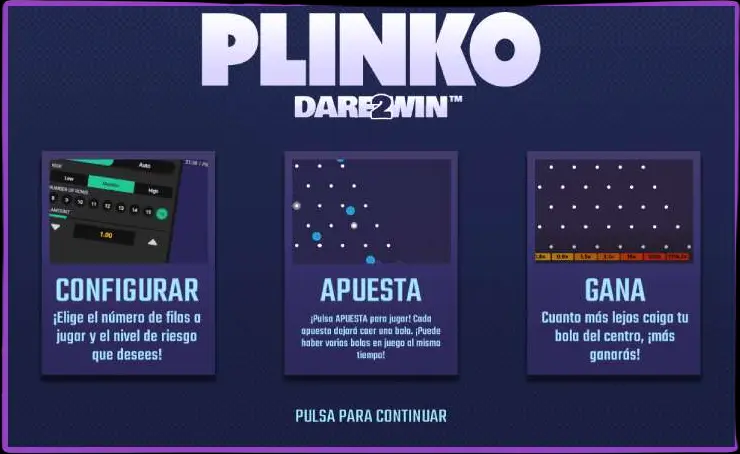 Types d'applications Plinko.