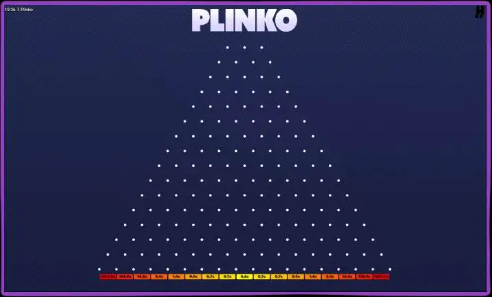 Configuration système requise pour l'application Plinko.